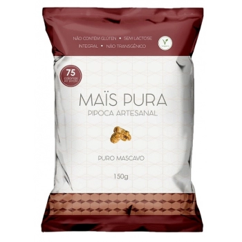 Pipoca Artesanal Puro Mascavo - MAIS PURA - 1x150g