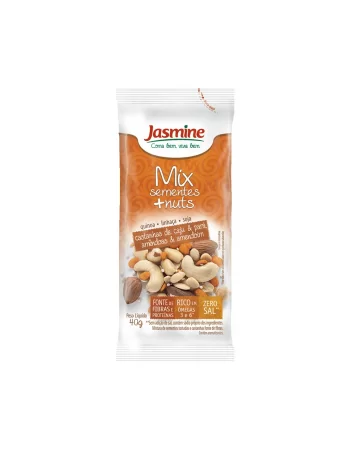 Mix De Sementes E Nuts - Jasmine - Unidade De 40G