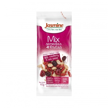 Mix De Sementes E Frutas - Jasmine - Unidade De 40G