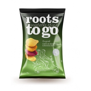 Chips de Mandioca e Batata Doce - rootstogo - 45g