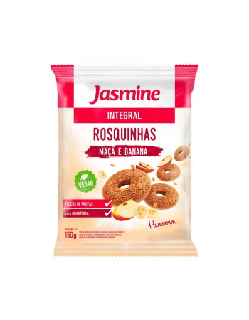 Rosquinha De Banana E Maça - Jasmine - Unidade De 150G