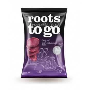 Chips de Batata Doce Roxa Original - rootstogo - 45g