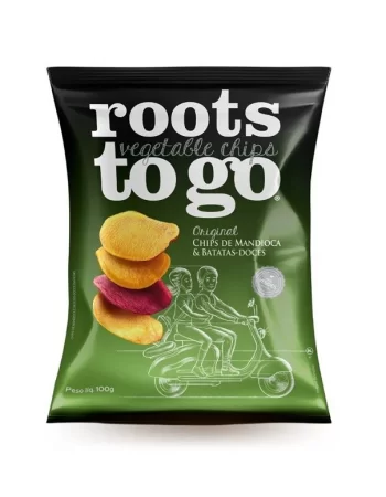 Chips De Mandioca E Batata Doce Original - Rootstogo - 100g
