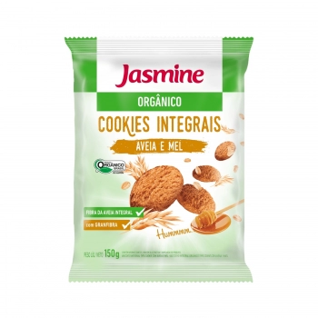 Cookie Orgânico Aveia E Mel - Jasmine - Unidade De 150G