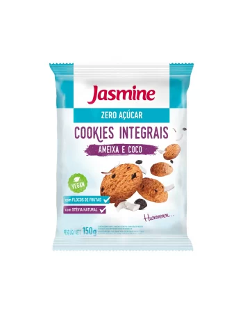 Cookie Integral Zero Açucar Ameixa E Coco - Jasmine - Unidade De 150G