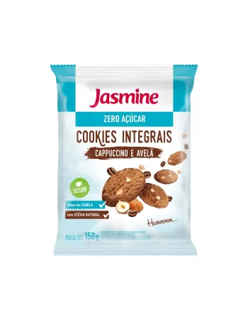Cookie Cappuccino Avelã Zero Açúcar - Jasmine - Unidade 150g