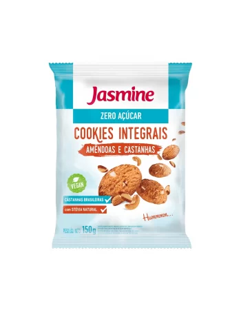 Cookie Amêndoa E Castanha Zero Açucar - Jasmine - Unidade De 150G